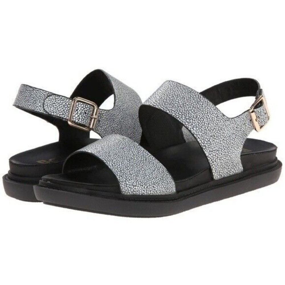 Nordstrom BC Out The Window Black and White Stingray Sandals